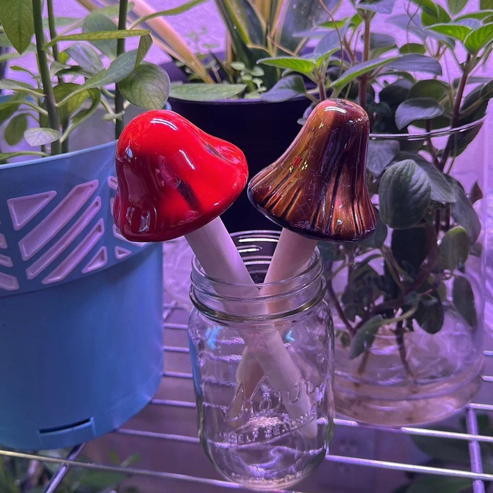 MUSHROOMS CERAMIC & GLAZED WITH ATTENTION TO DETAIL HANDCRAFTED FOR FLOWERBOX - Picture 5 of 8